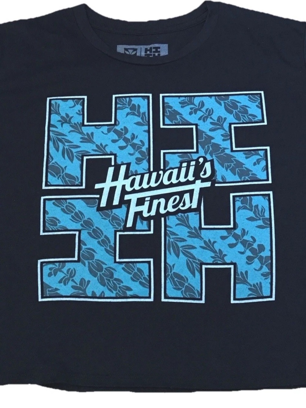 Hawaii's Finest Cropped Wide Fit T-Shirt Woman’s L
